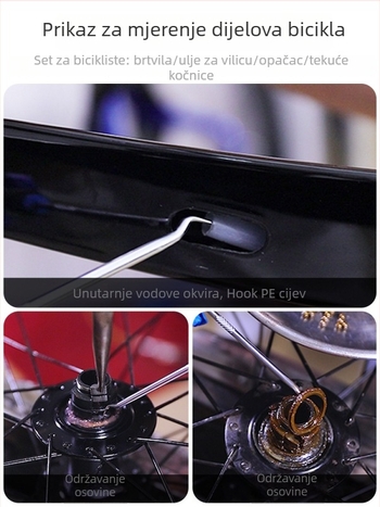 Lebycle alat s posebnom oblikom za održavanje prednje vilice bicikla – demontaža brtvnog ulja, ležaja i brtvnog prstena