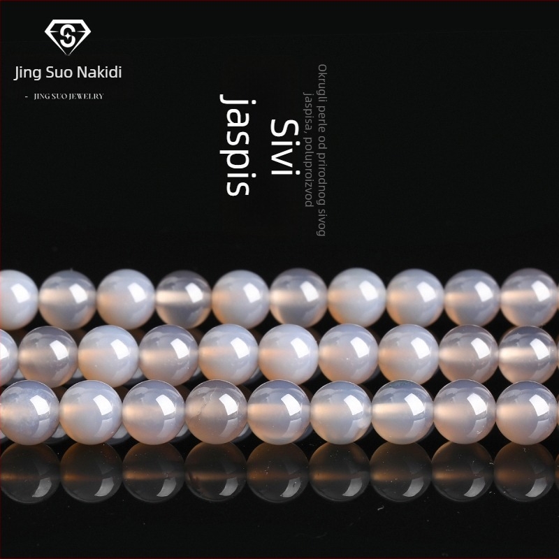 Dodaci – prirodni agat perle 7A, okrugle, za DIY nakit; obrada: rezanje, brušenje, poliranje