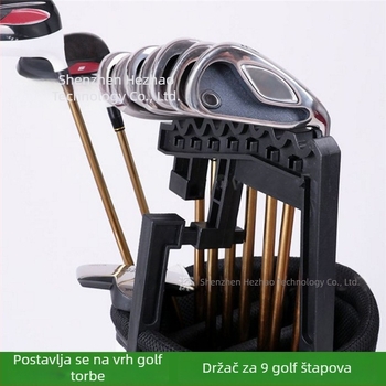 Efunist Držač golf torbe – Čvrsti plastični klip za zaštitu željeznih palica