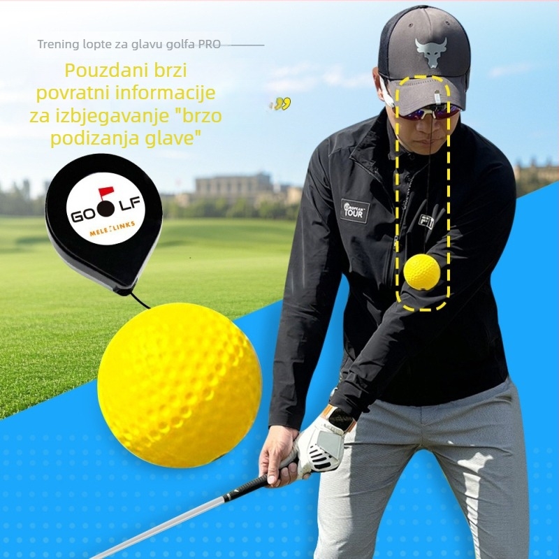 Merlot golf PU glavna trenažna lopta – stabilizacija zamaha i poboljšanje točnosti udara (Brand: Merlot, Materijal: PU, Kategorija: Golf dodaci, Sport: Golf)