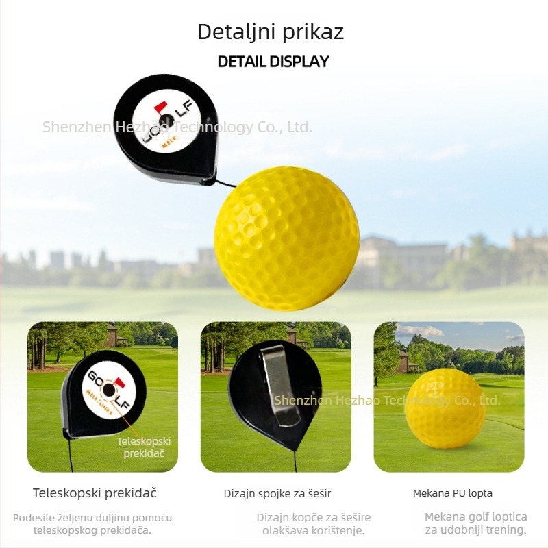 Merlot golf PU glavna trenažna lopta – stabilizacija zamaha i poboljšanje točnosti udara (Brand: Merlot, Materijal: PU, Kategorija: Golf dodaci, Sport: Golf)