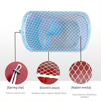 Kapak s mrežom za akvarij za kornjače, elastična mreža, protiv bijega i ogrebotina od mačaka (Materijal: plastika; Kategorija: Oprema za akvarij; Broj predmeta: AXd6ktOGoR0SNCfobqw3TVtd8XE=)