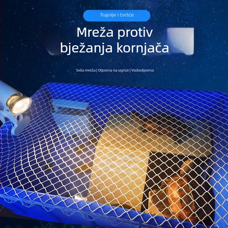 Kapak s mrežom za akvarij za kornjače, elastična mreža, protiv bijega i ogrebotina od mačaka (Materijal: plastika; Kategorija: Oprema za akvarij; Broj predmeta: AXd6ktOGoR0SNCfobqw3TVtd8XE=)