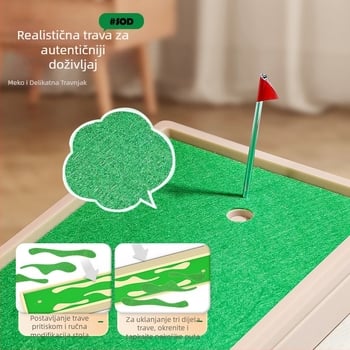 Lili plastična stolna igra za djecu – dvostruka zabava: bowling i mini golf, uzrast 4–6 godina, 3C certifikat 2021012202394102