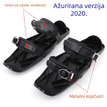 Snježne čizme MT-0098 s elastičnim zatvaranjem, PU gornji dio, za skijanje