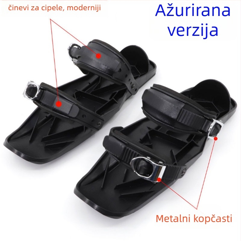 Snježne čizme MT-0098 s elastičnim zatvaranjem, PU gornji dio, za skijanje