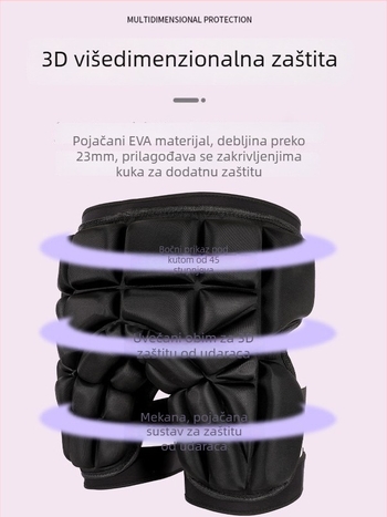 Sealde set zaštitne opreme za skijanje – zaštita kuka i lakta, EVA materijal