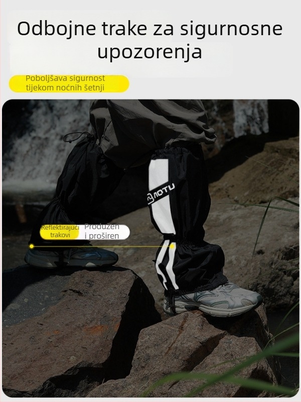 Vodootporne navlake za noge od Taslana za vanjske šetnje i planinarenje — zaštita od pijeska u pustinji, unisex, prilagodljivo