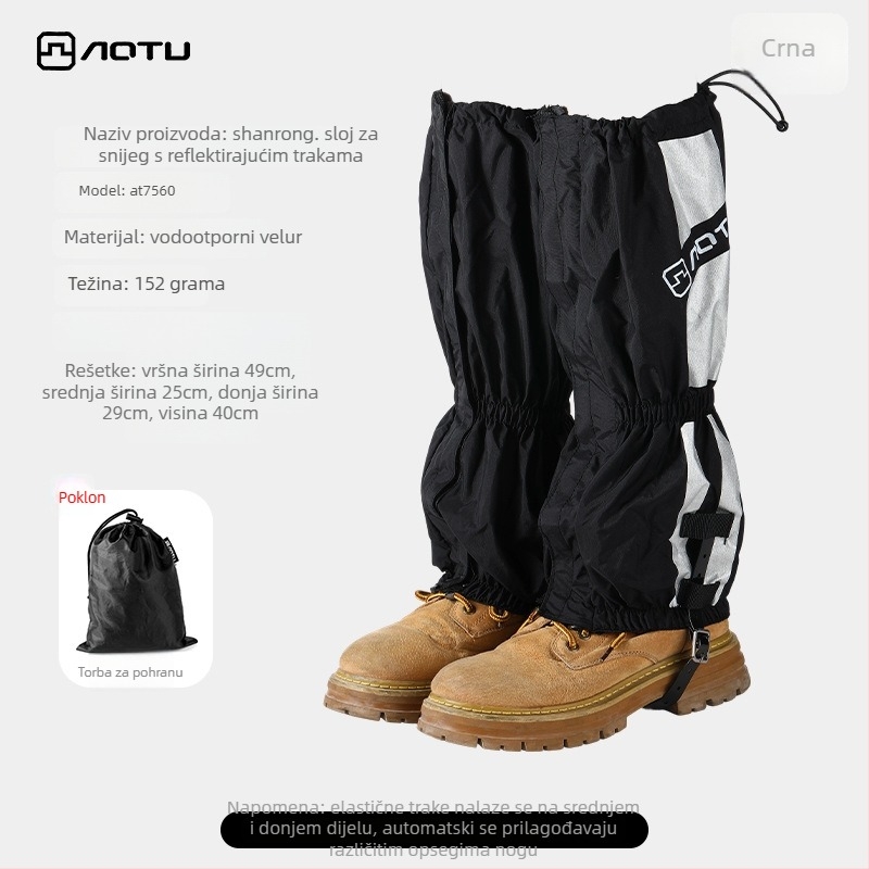 Vodootporne navlake za noge od Taslana za vanjske šetnje i planinarenje — zaštita od pijeska u pustinji, unisex, prilagodljivo