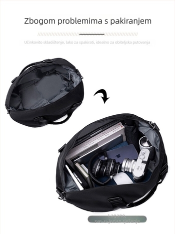 Putna torba s mokro/suho odjeljkom, unisex, najlon, vodootporna, kapacitet 20-35 L