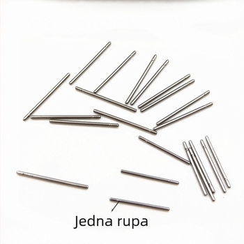 316L nehrđajući čelik, ušna igla bez glave, ravna, s jednom udubljenom i jednim utorom, DIY dodaci za nakit