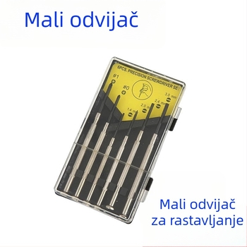 Mingyu set odvijača za satove, 6 kom, magnetski, izolirani, CR-V čelik