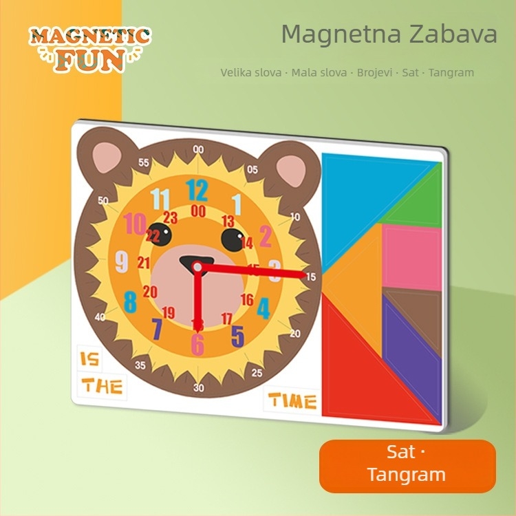 Magnetske pločice s alfabetom i brojevima, 4-dijelni set, EVA materijal, magnetska pločica za hladnjak, ravni slagalica, prilagođene slike