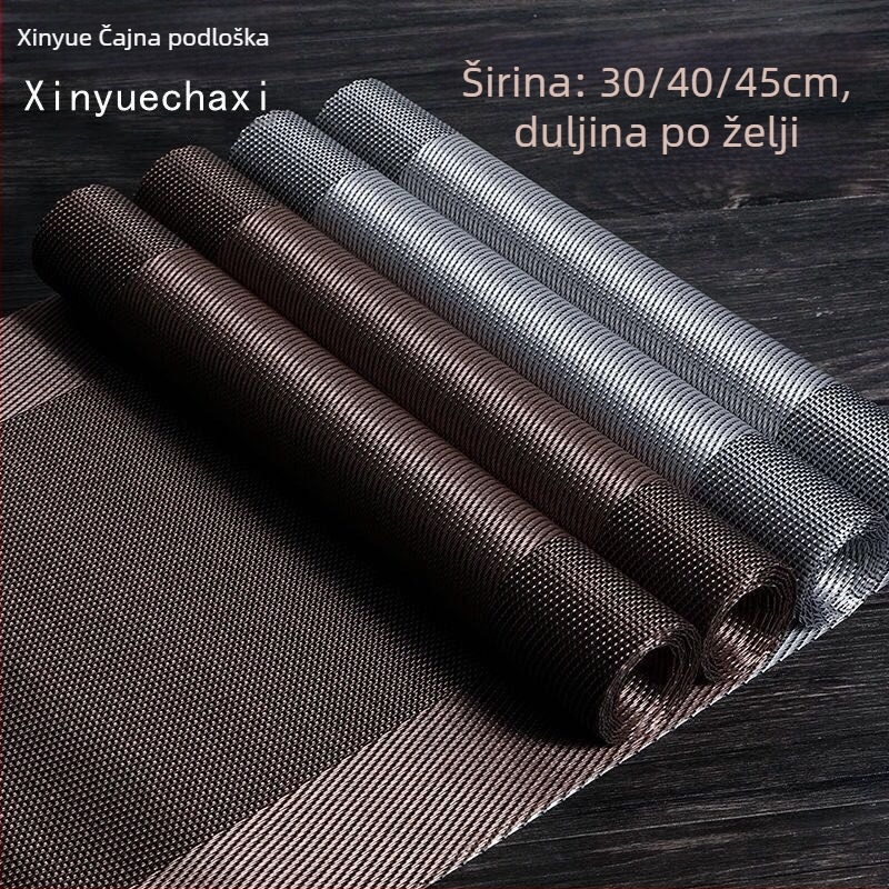 Tekstilni Set Čajnih Dodataka — Podmetač za Čaj, Pladanj za Čaj, Zastavica Za Stol, Čajnik, Izolirani Set Za Čajnu Ceremoniju | Marka: Unique | Licenca: Guangdong xk16-204-01508