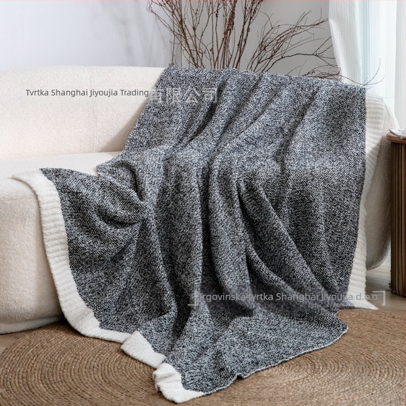 Deka u nordijskom stilu od polu-velura fleece, 1,03 kg, za dnevni boravak i kauč, prilagodljiva