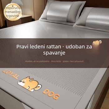 Set od tri matice od ice silk, s vezenjem, kineski stil, prvoklasna kvaliteta - Must Buy