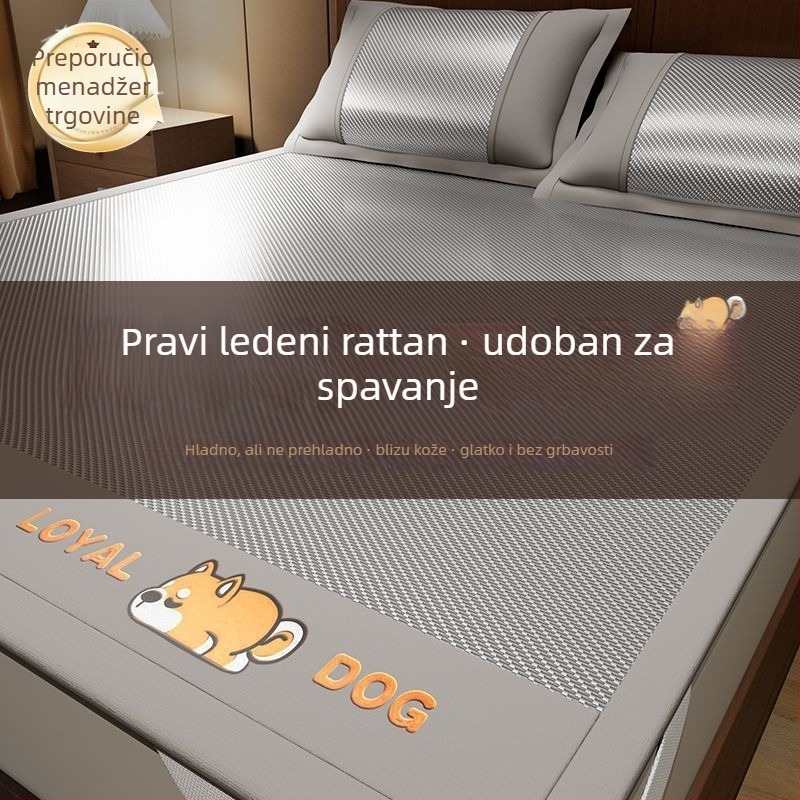 Set od tri matice od ice silk, s vezenjem, kineski stil, prvoklasna kvaliteta - Must Buy