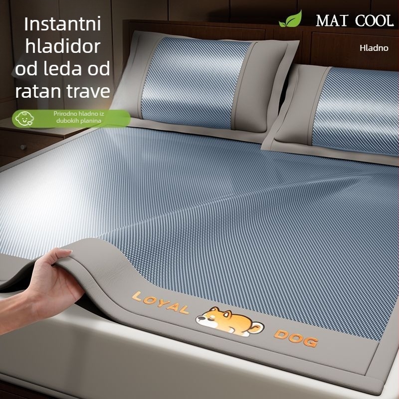 Set od tri matice od ice silk, s vezenjem, kineski stil, prvoklasna kvaliteta - Must Buy