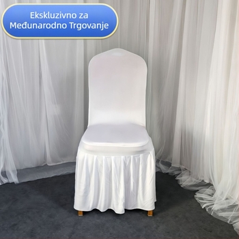 Navlaka za stolicu, mješavina materijala, 150 g težina tkanine, 95% poliester + 5% spandeks, hotelski/vjenčani stil