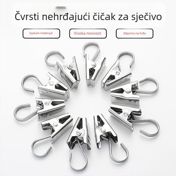 Zavjesa klips s prstenom za vješanje — Tip: Zavjesni klip; Brand: Unique; Stil: Moderno jednostavno; Materijal: Drugo