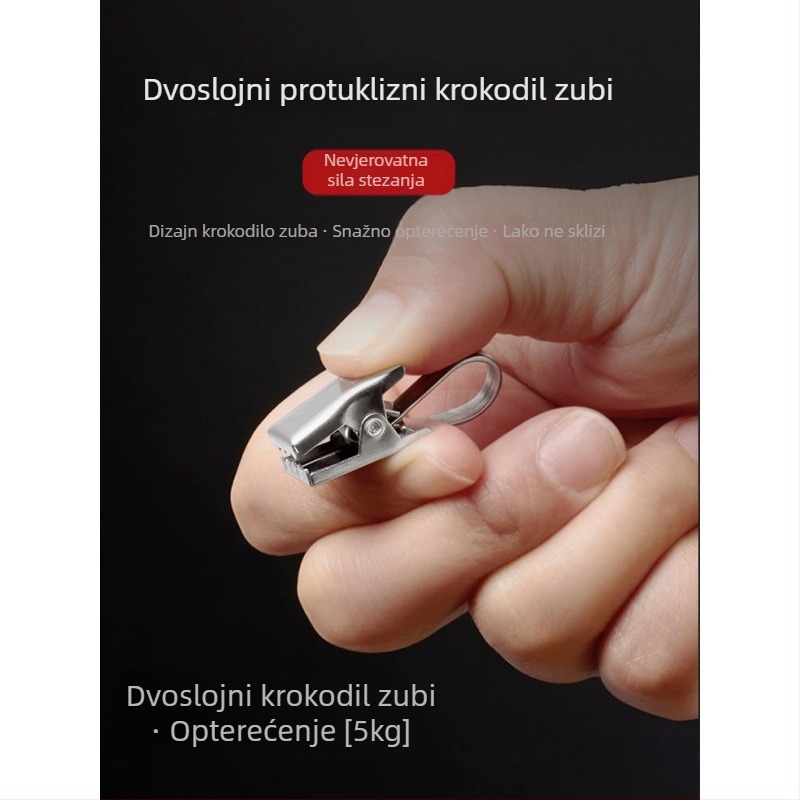 Zavjesa klips s prstenom za vješanje — Tip: Zavjesni klip; Brand: Unique; Stil: Moderno jednostavno; Materijal: Drugo