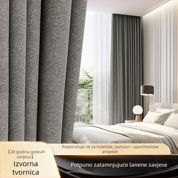Poliesterske zavjese za potpuno zamračenje, japanski stil, toplinska izolacija i zaštita od sunca, za hotele, urede i apartmane
