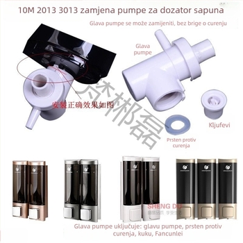 Pribor za pumpu bočice sapuna s unutarnjim linerom