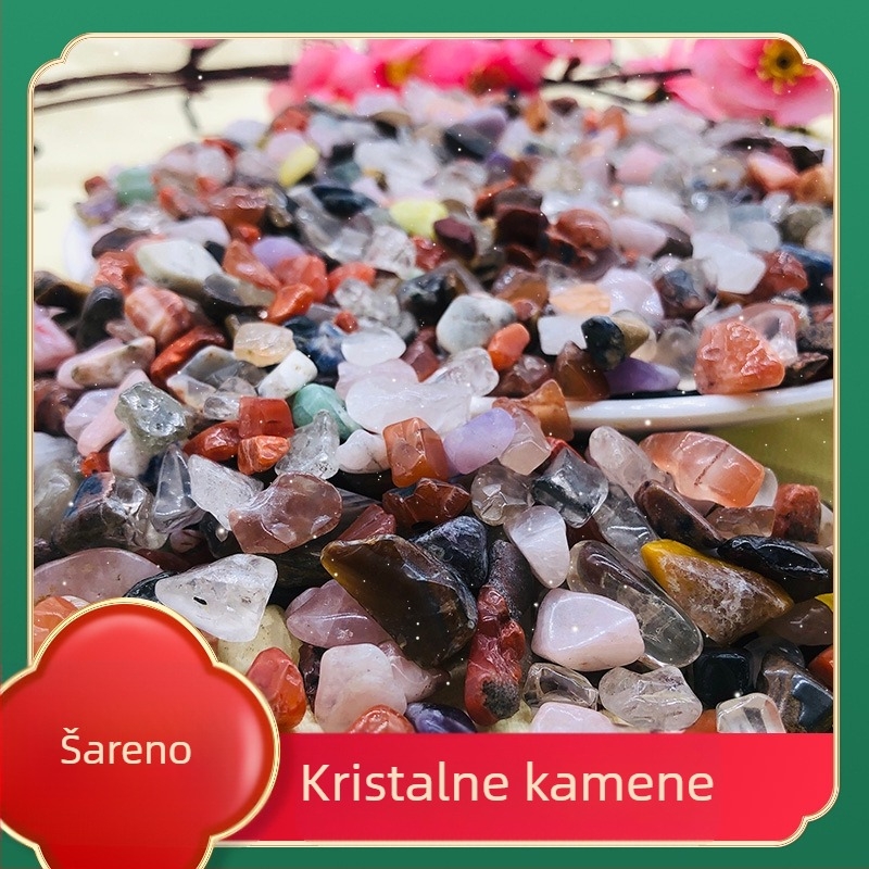 Kristalni šljunak za akvaristički krajolik i buddhistički oltar — Brand Mutual Blessing, Kategorija: kristalni kamen, Pakiranje: kartonsko pakiranje
