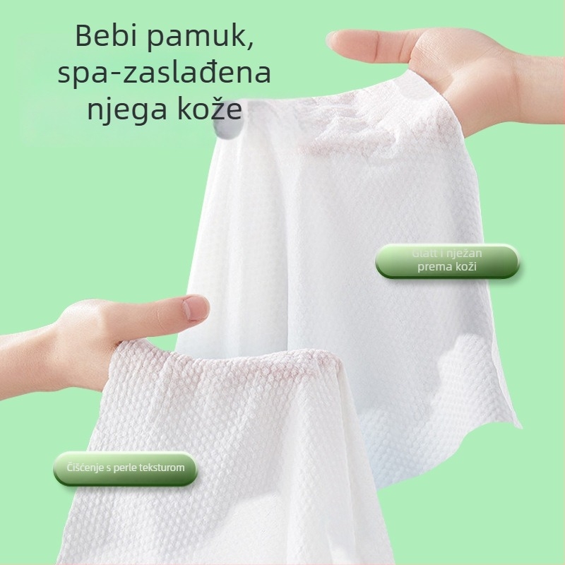 Babyzen komprimirani ručnik za lice – pamuk, preko 50 g, čišćenje i uklanjanje šminke, rok trajanja 3 godine.