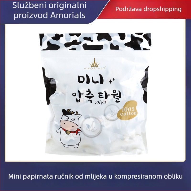 Putničke komprimirane maramice-tablete, 50 kom, 100% regenerirana celuloza, težina 10–15 g po komadu