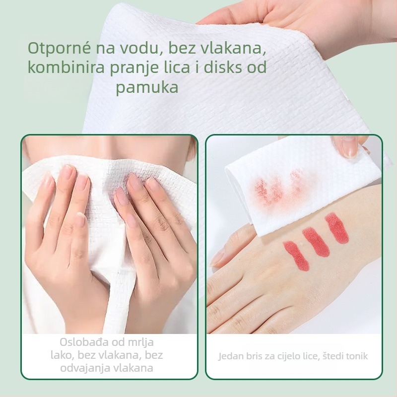 Yanda jednokratna komprimirana krpica za lice, 100% pamuk, 50 g ili više