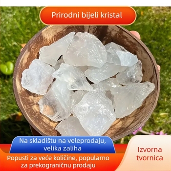 Aromatski kamen od bijelog kristala s izgledom šljunka
