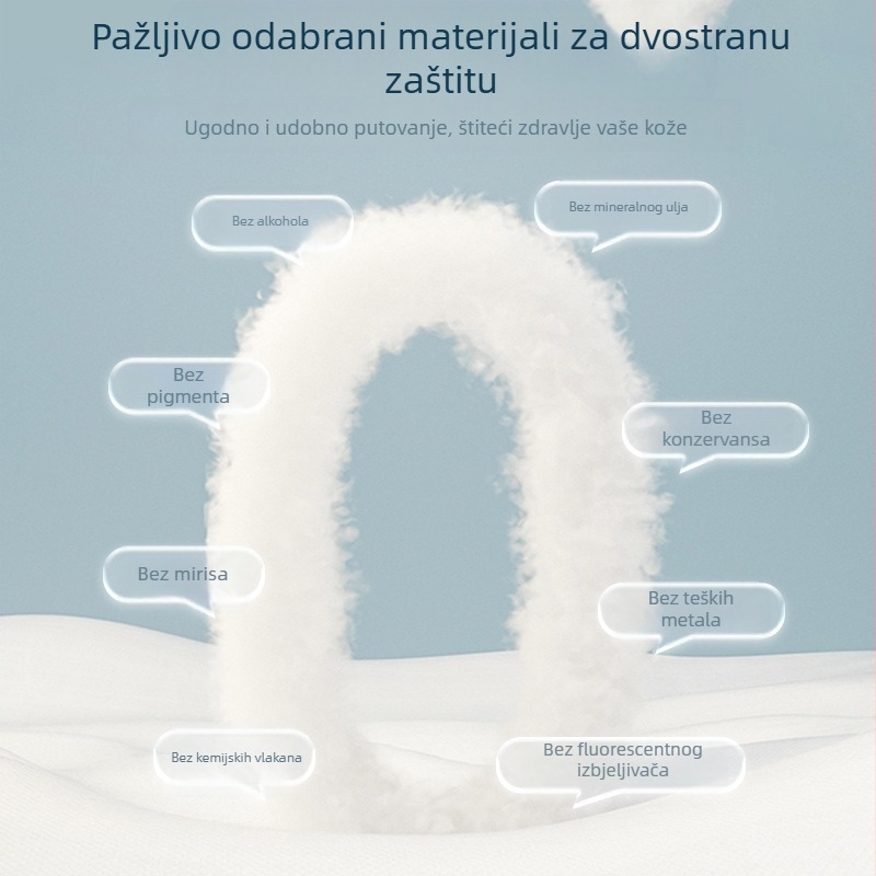 Jednokratni komprimirani ručnik za tuširanje, pamuk, brzo upijanje 0-5 s