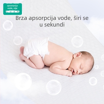 Jednokratni ručnik za kupaonicu za bebe i djecu, individualno pakiran, debeli i veći, vlaknasti materijal.