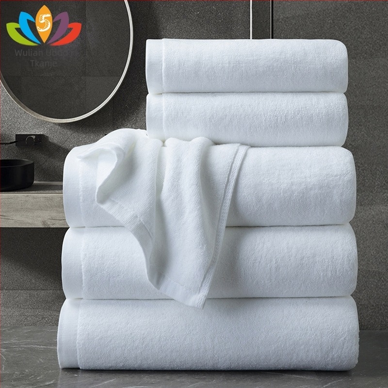 Hotelski ručnici – 100% pamuk, 150 g, 32s jednostavna pređa, šav rubova, spiralna vlakna