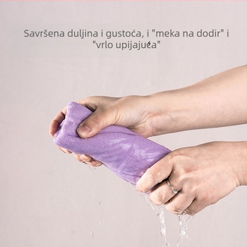 Ručnici od bambusovih vlakana, 3-dijelni poklon-set u kutiji, izvezen logotip po narudbi (Jednostrana pređa, Plošno tkanje, 80 g)