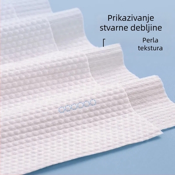 Jednokratne kupaonske krpe, deblje za putovanja, individualno pakirane, Kapok mješavina, upijanje 26–30 s, za hotele i privatni smještaj