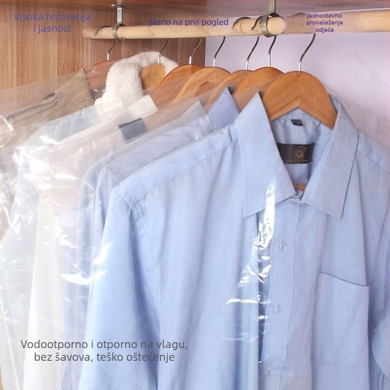 Torba za zaštitu od prašine za odjeću, plastična, jednostavan moderan stil