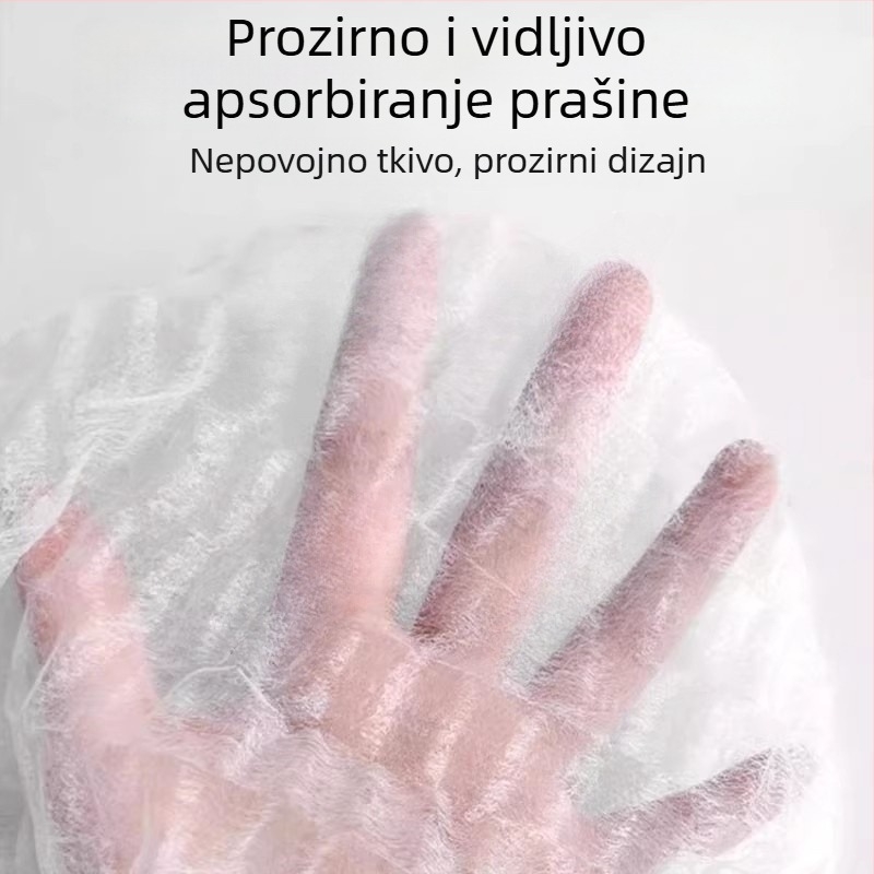 Jednokratni zaštitnik za metlu za kućnu upotrebu, materijal tkanina, netkani zaštitni pokrov, 100 komada po pakiranju, 100 paketa po kutiji, na skladištu