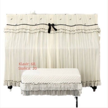 Pokrov za klavir od kemijskih vlakana, moderan i jednostavan stil, prašinski pokrov, pokrov za kauč ili klima uređaj.