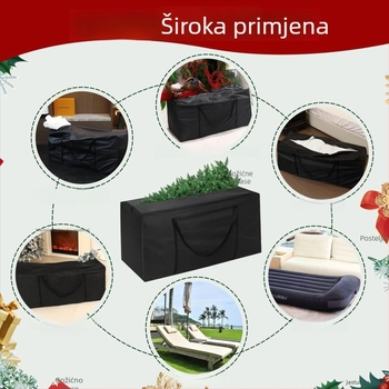 Torba za skladištenje božićnog drvca, Oxford tkanina, vodootporna, otporna na sunce i prašinu, velik kapacitet, Yunpin Leisure
