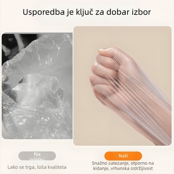 Jednokratna zaštitna navlaka za kauč i krevet – potpuno prekrivanje s elastičnim manžetama, plastični film, prilagodljivo