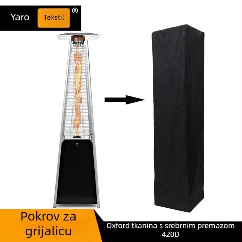 Pokrov za prašinu za zračni grijač zraka, vanjski vodoodporni, 100% poliester, Oxford tkanina, modern minimalistički stil