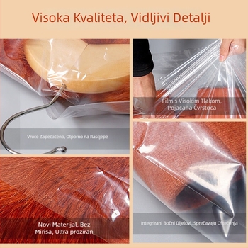 Plastična vrećica za zaštitu od prašine za odlaganje odjeće, jednostavan modern dizajn, zaštita od prašine
