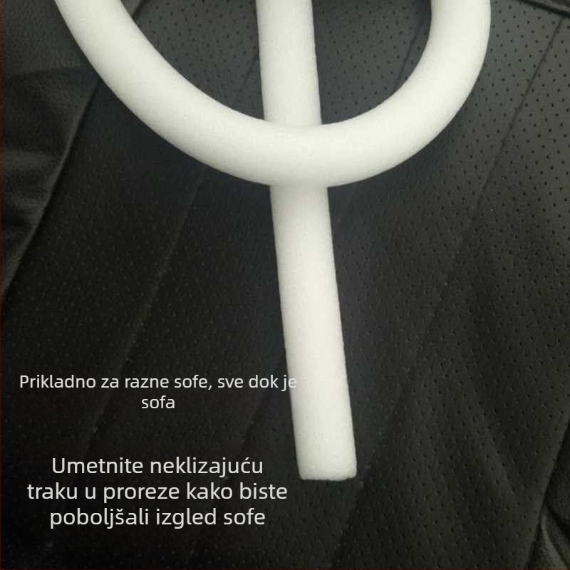 Bijela protuklizna traka za navlaku kauča i pjenasti štapić