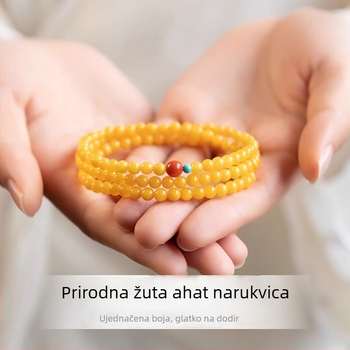 Narukvica od ahata - ručno izrađena, unisex, originalni dizajn