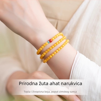 Narukvica od ahata - ručno izrađena, unisex, originalni dizajn