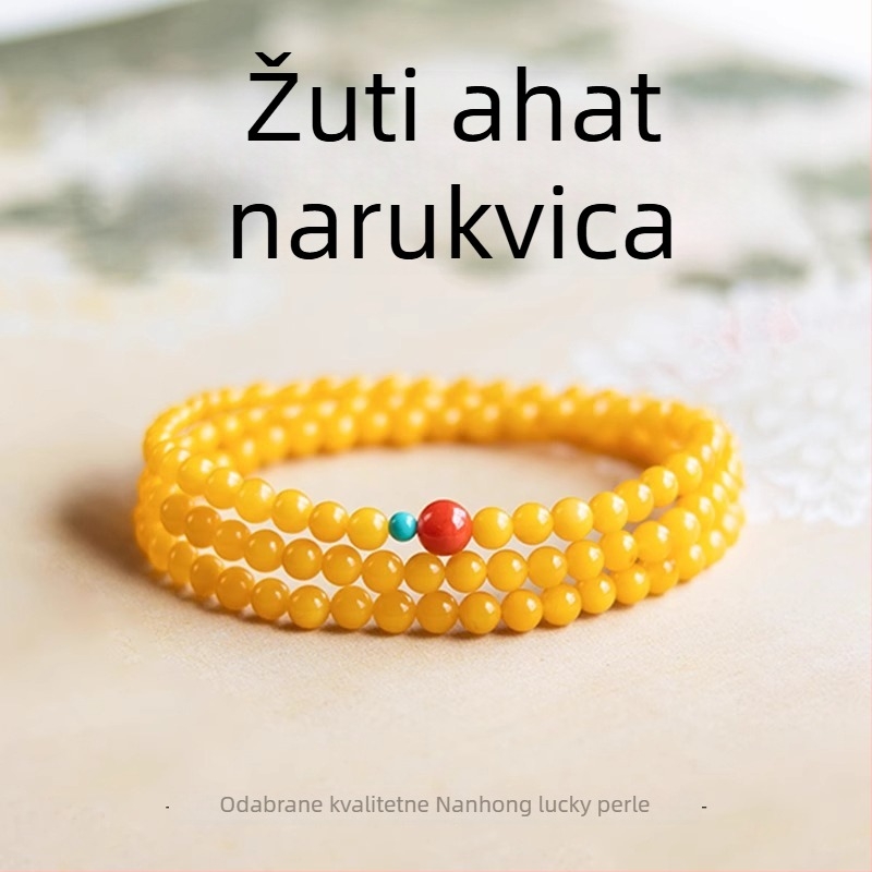 Narukvica od ahata - ručno izrađena, unisex, originalni dizajn