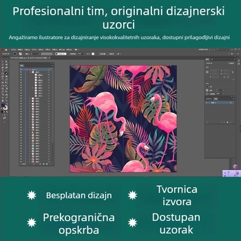 Zidni goblen po mjeri od vaše fotografije, peach skin velur, pravokutni oblik