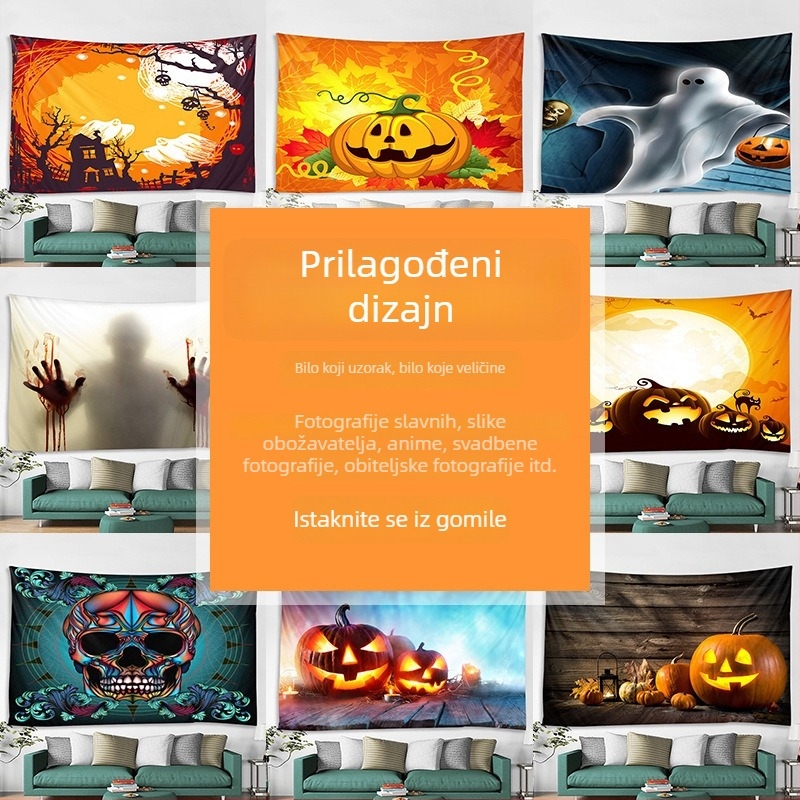 Zidni goblen po mjeri od vaše fotografije, peach skin velur, pravokutni oblik